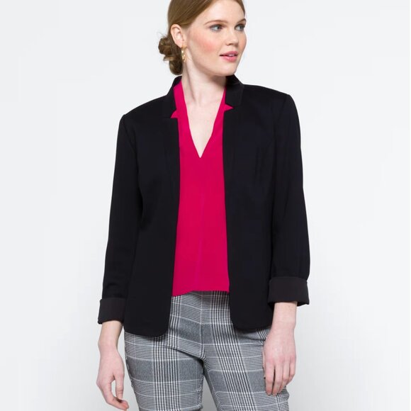 41 Hawthorn Stella Notched Collar Ponte Blazer - Picture 1 of 5